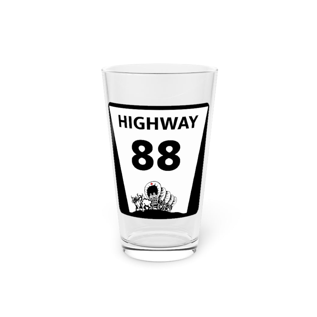 Highway 88 Pint Glass