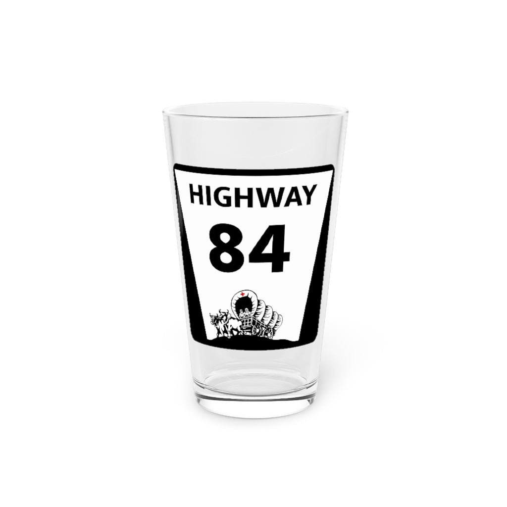 Highway 84 Pint Glass