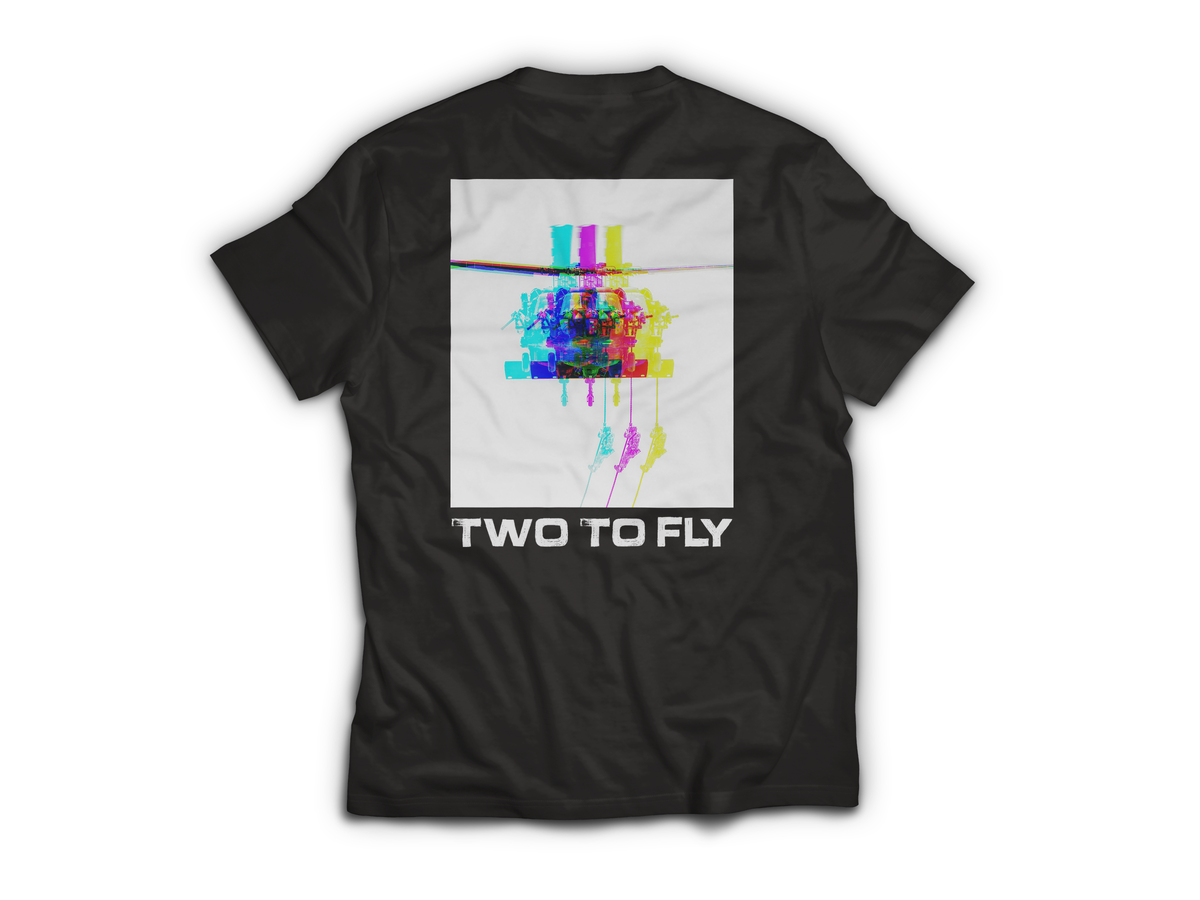 3D MH60 T-Shirt — Black, back