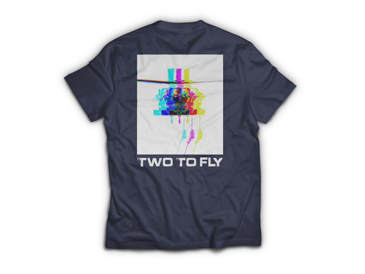 3D MH60 T-Shirt — Navy, back