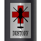 DUSTOFF V2 32oz Water Bottle — Black, detail