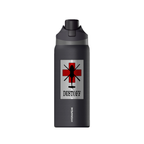 DUSTOFF V2 32oz Water Bottle — Black, front