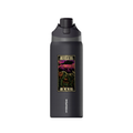 Life Tarot Card 32oz Water Bottle — Black, front