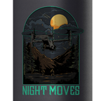 Night Moves 32oz Water Bottle — Black, detail