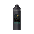 Night Moves 32oz Water Bottle — Black, front