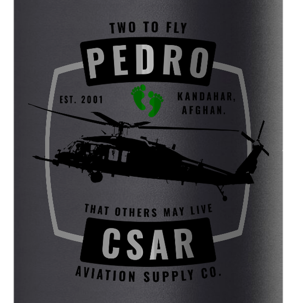 Pedro CSAR 32oz Water Bottle — Black, detail