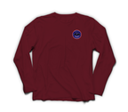 Angel City Air Long Sleeve — Maroon, front