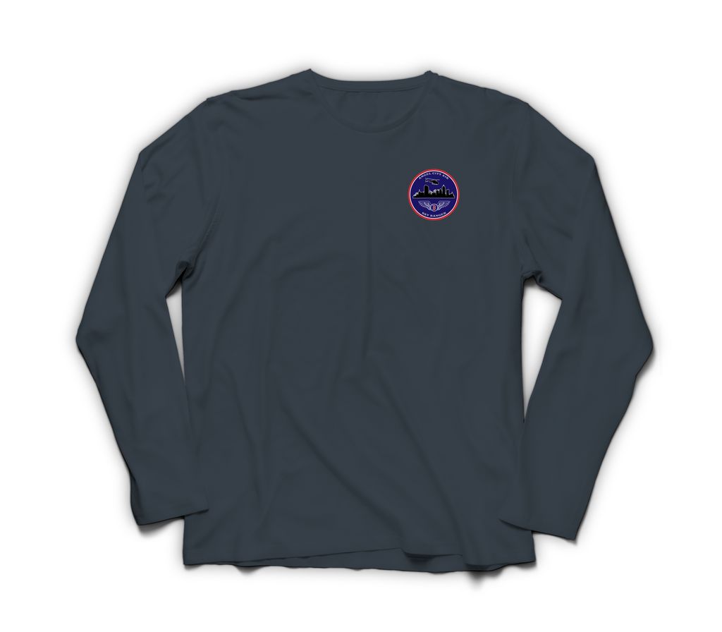 Angel City Air Long Sleeve — Navy, front