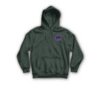 Angel City Air Hoodie — Forrest Green, front