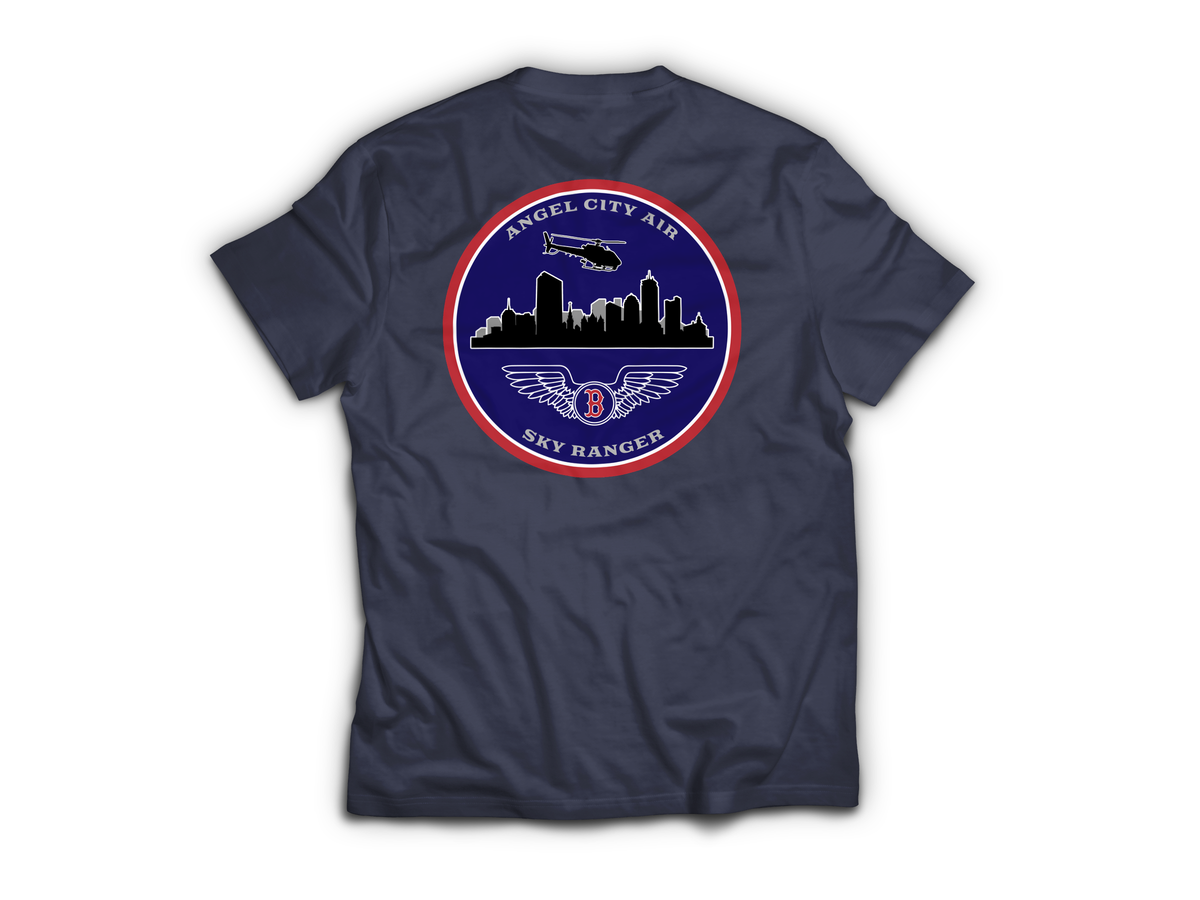 Angel City Air T-Shirt — Navy, back