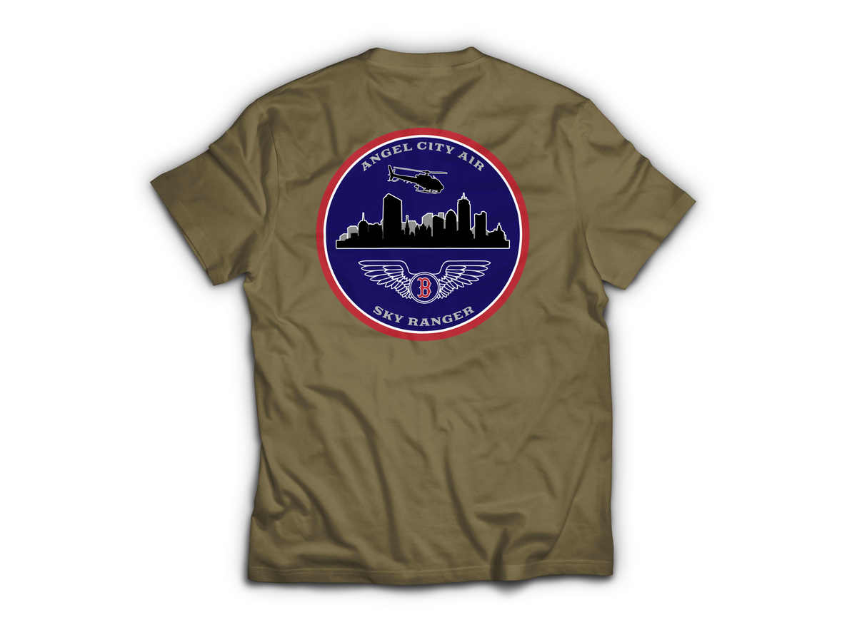 Angel City Air T-Shirt — Tan499, back