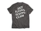 Anti Flying T-Shirt — Charcoal, back