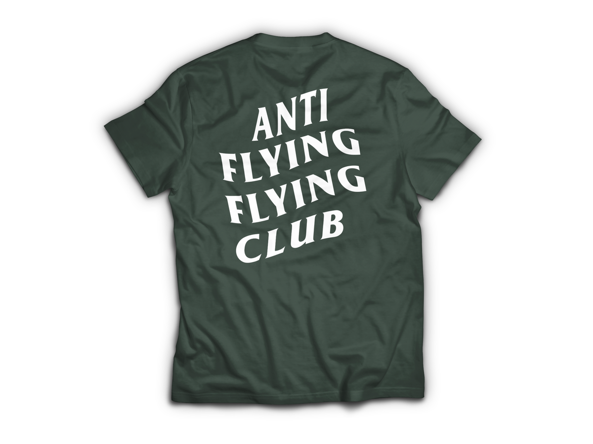 Anti Flying T-Shirt — Forrest Green, back