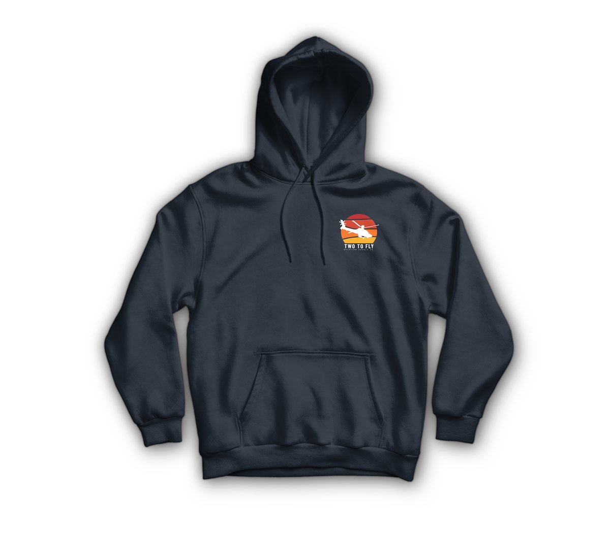 Apache Sunset Hoodie — Navy, front