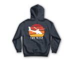 Apache Sunset Zip Hoodie — Navy, back