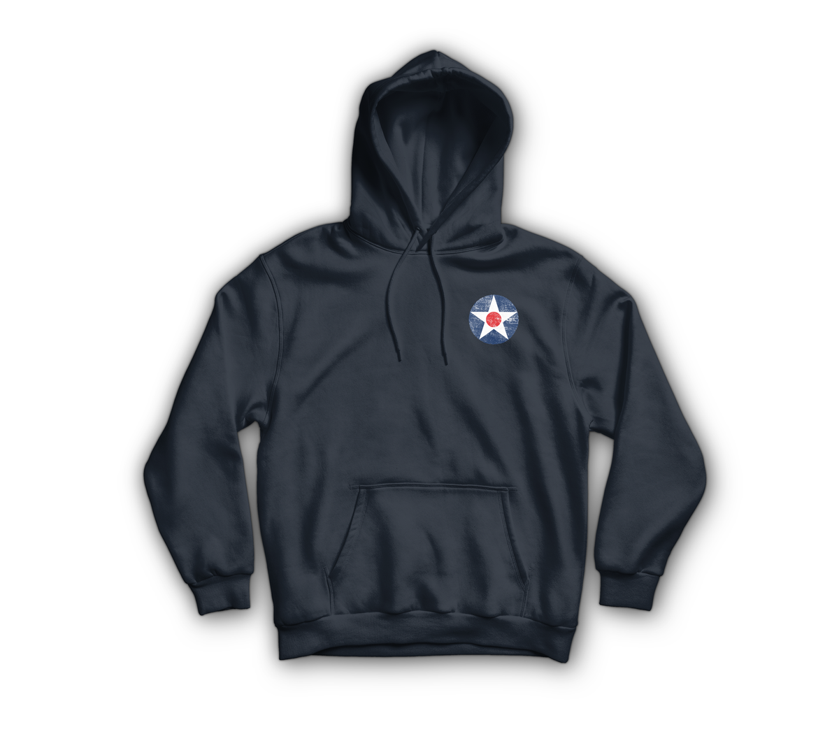 Army Air Corps Hoodie — Navy, front