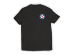 Army Air Corps T-Shirt — Black, front