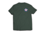 Army Air Corps T-Shirt — Forrest Green, front
