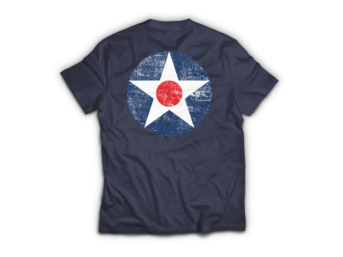 Army Air Corps T-Shirt — Navy, back