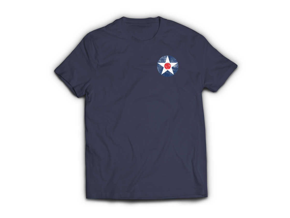 Army Air Corps T-Shirt — Navy, front