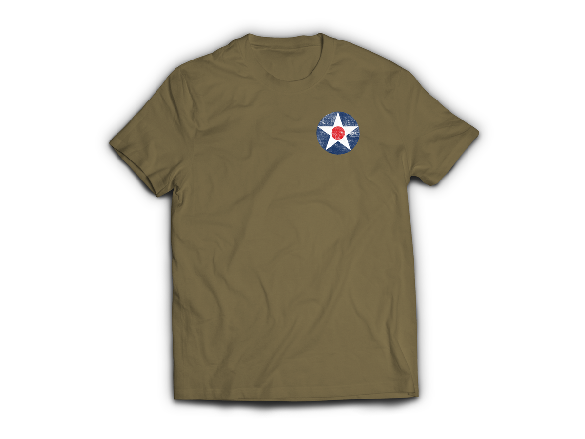 Army Air Corps T-Shirt — Tan499, front
