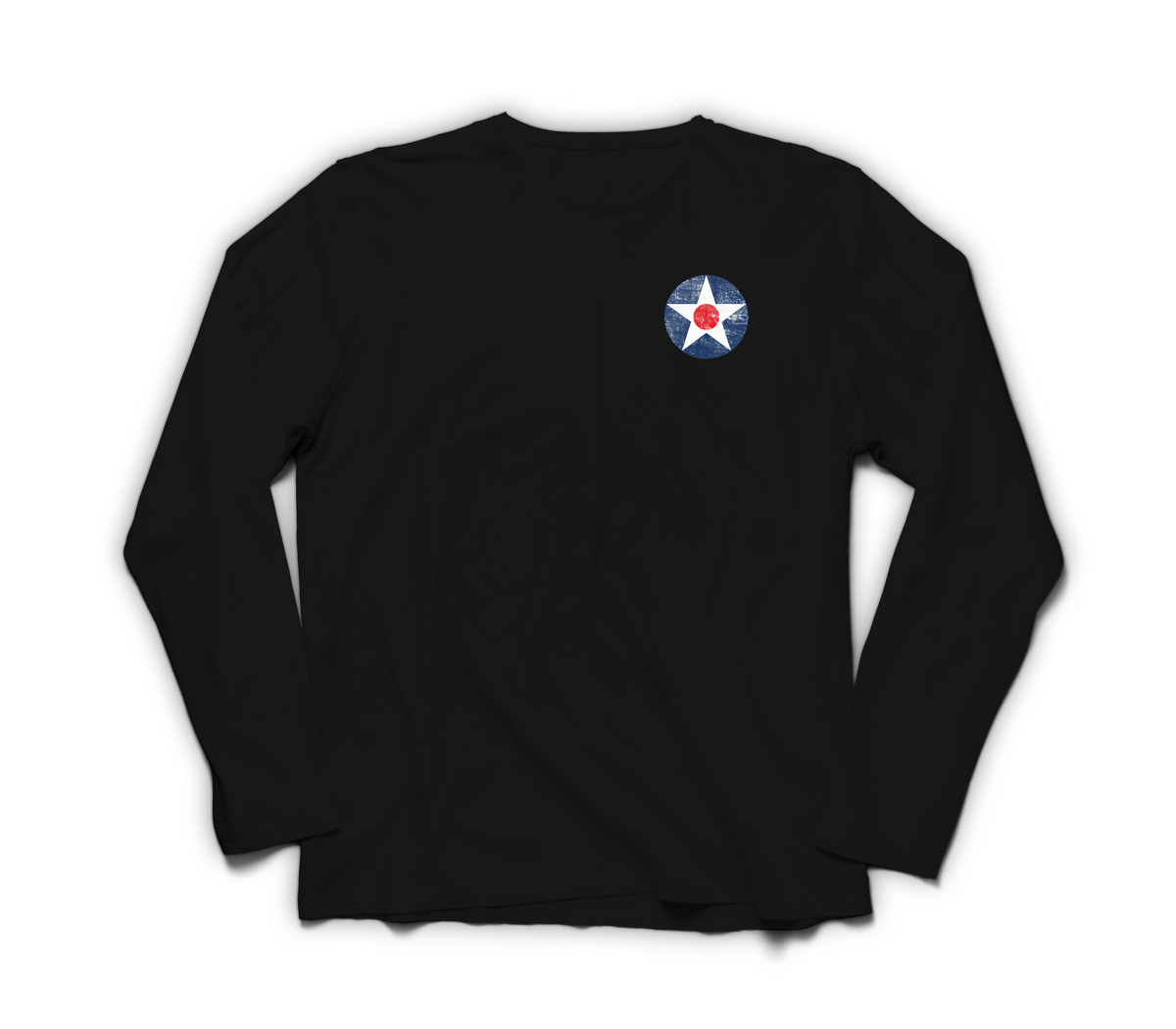 Army Aircorps Long Sleeve — Black, front