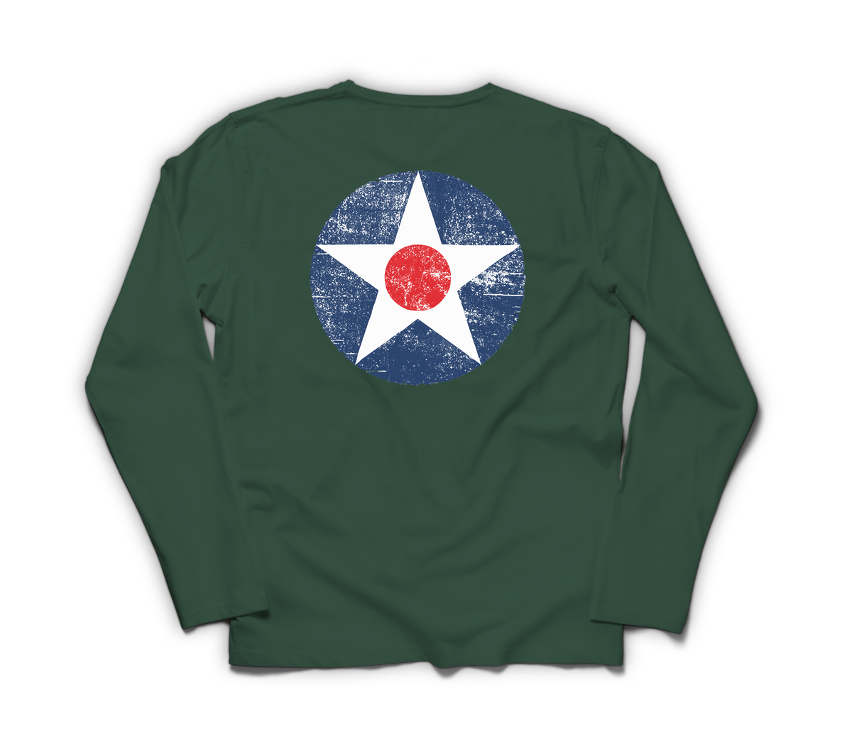 Army Aircorps Long Sleeve — Forrest Green, back