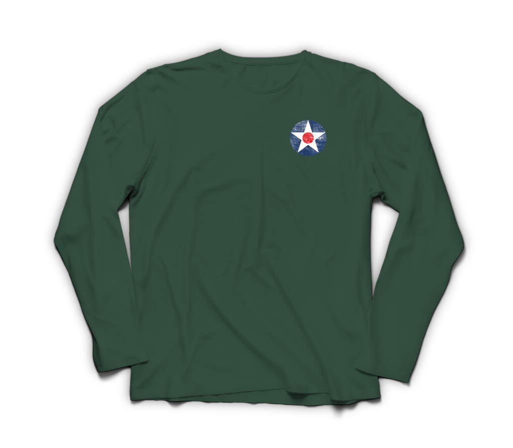 Army Aircorps Long Sleeve — Forrest Green, front