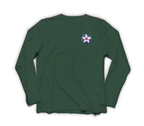 Army Aircorps Long Sleeve — Forrest Green, front