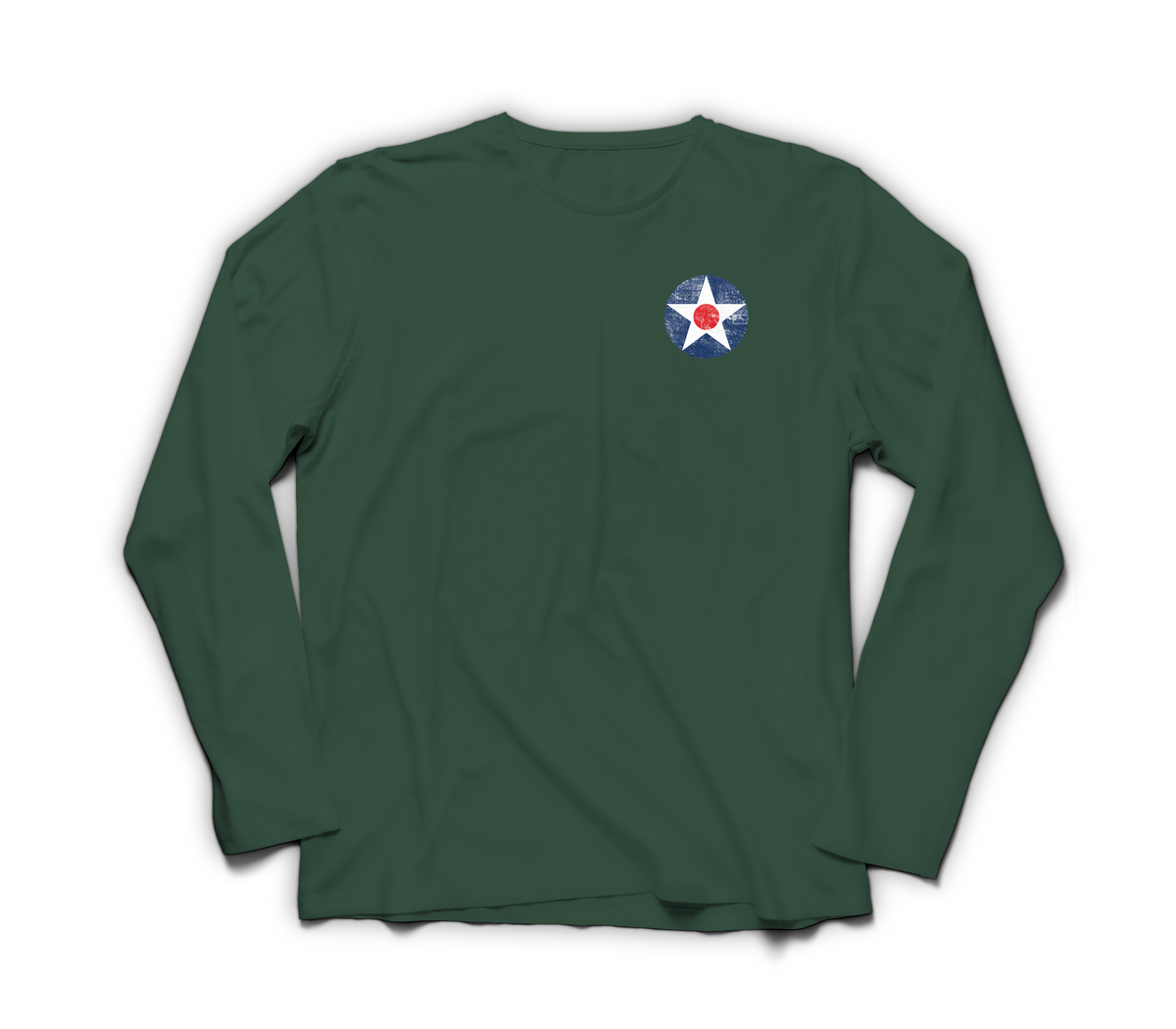 Army Aircorps Long Sleeve — Forrest Green, front