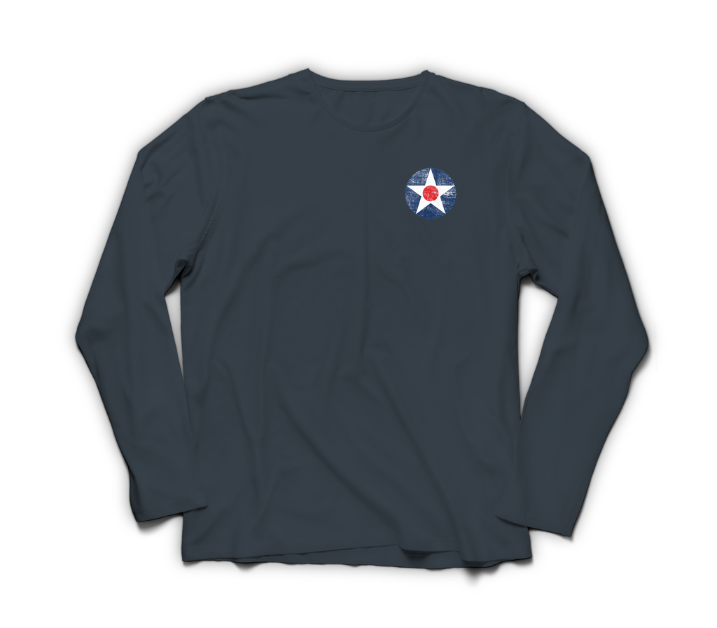 Army Aircorps Long Sleeve — Navy, front