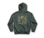 Aviation Prayer Hoodie — Forrest Green, back