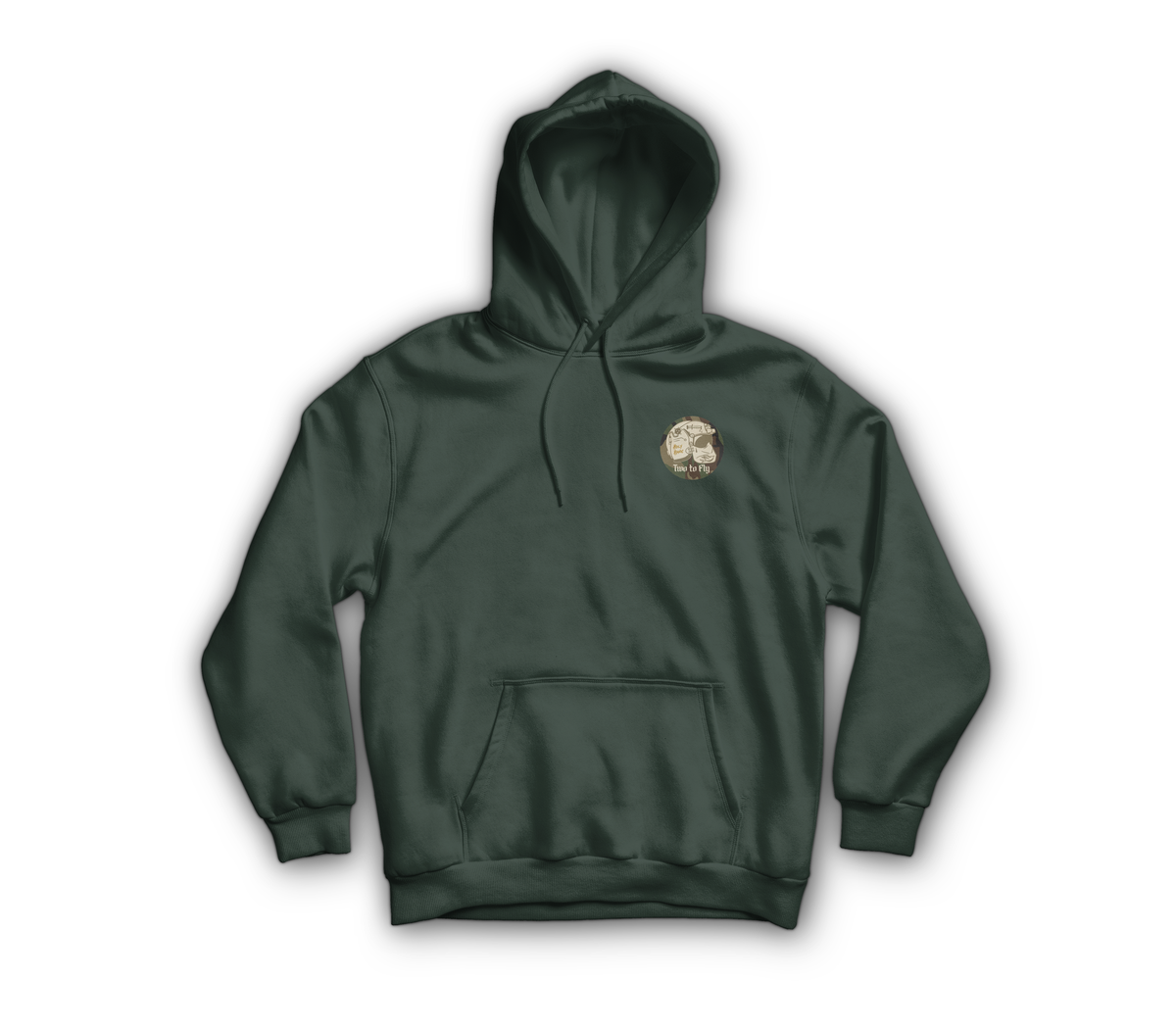 Aviation Prayer Hoodie — Forrest Green, front