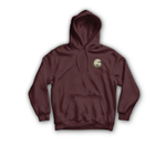 Aviation Prayer Hoodie — Maroon, front