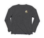 Aviator Prayer Long Sleeve — Dark Heather, front