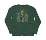 Aviator Prayer Long Sleeve — Forrest Green, back