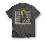 Aviator Prayer T-Shirt — Charcoal, back