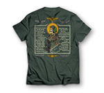 Aviator Prayer T-Shirt — Forest Green, back