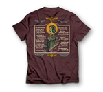 Aviator Prayer T-Shirt — Maroon, back