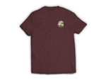Aviator Prayer T-Shirt — Maroon, front