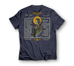 Aviator Prayer T-Shirt — Navy, back