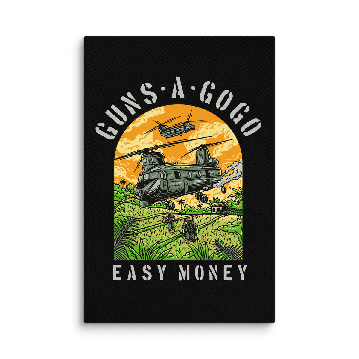 Guns-A-Go-Go Canvas