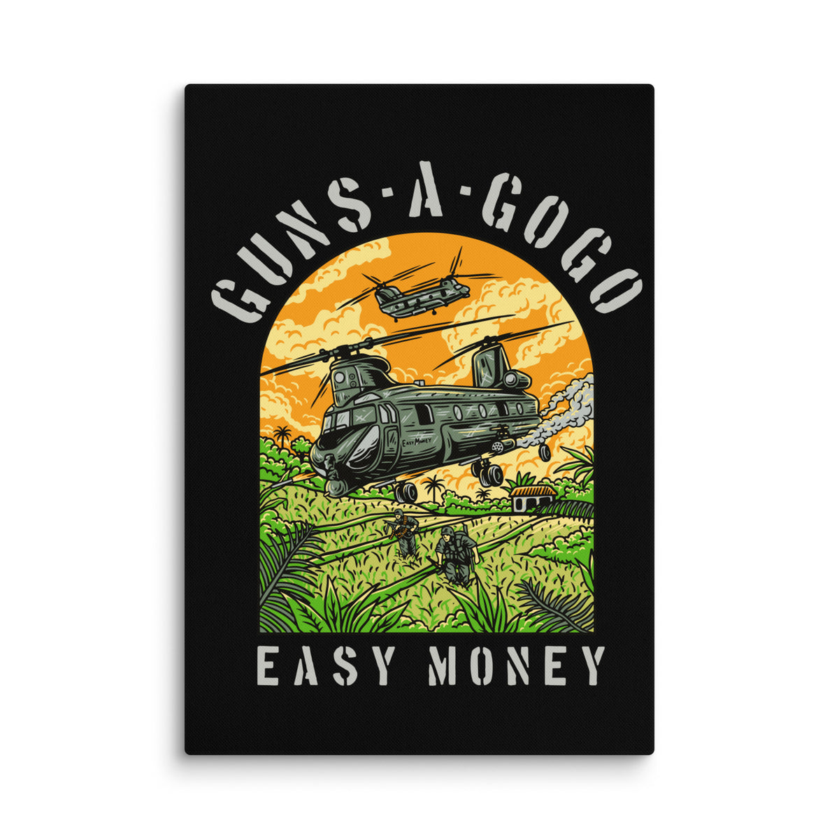 Guns-A-Go-Go Canvas