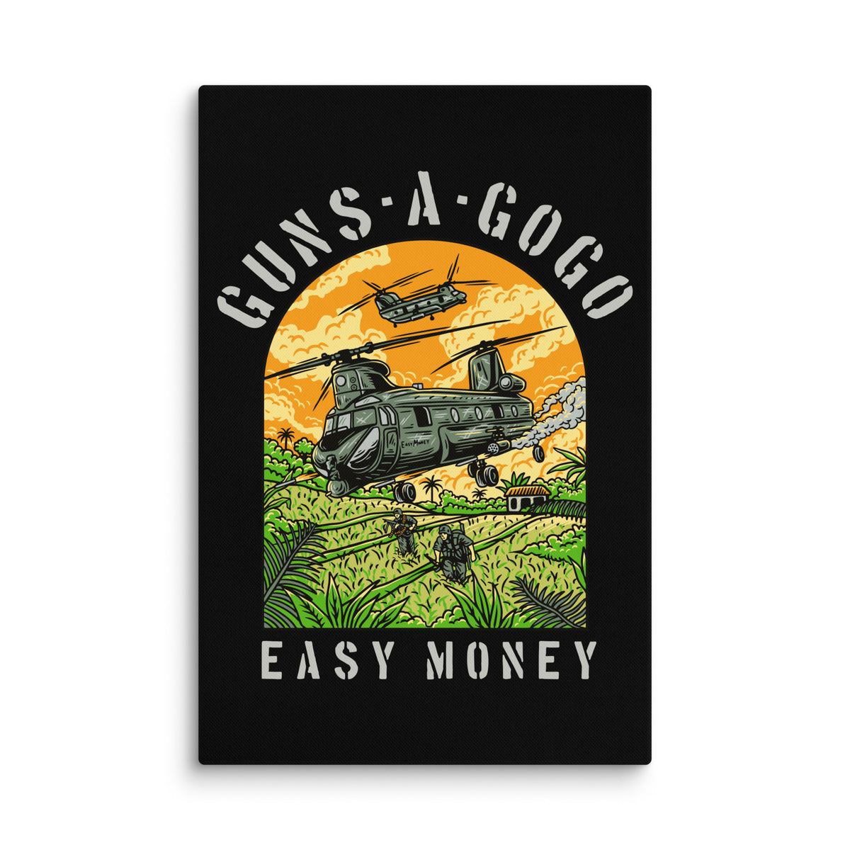 Guns-A-Go-Go Canvas