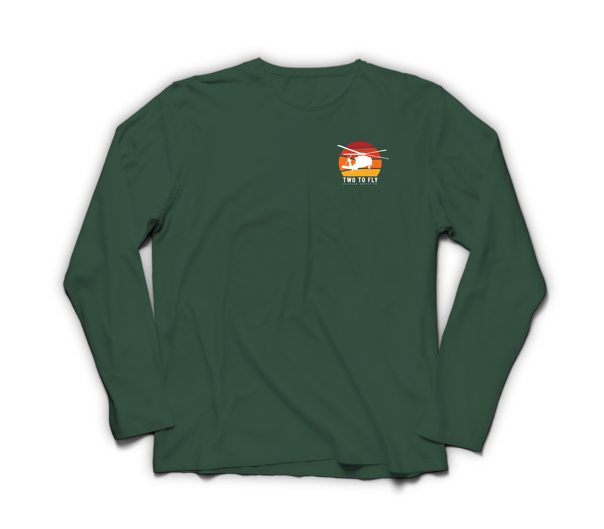 Charlie Don't Surf Long Sleeve — Forrest Green, front