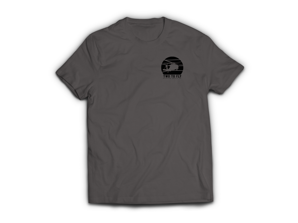 Charlie Don't Surf T-Shirt — Charcoal, front