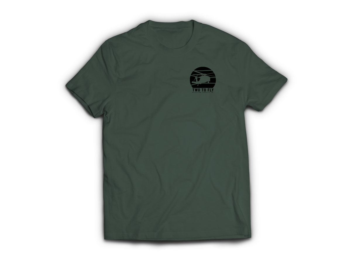 Charlie Don't Surf T-Shirt — Forrest Green, front