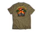 Charlie Don't Surf T-Shirt — Tan499, back