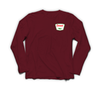 Chinook Service Long Sleeve — Maroon, front