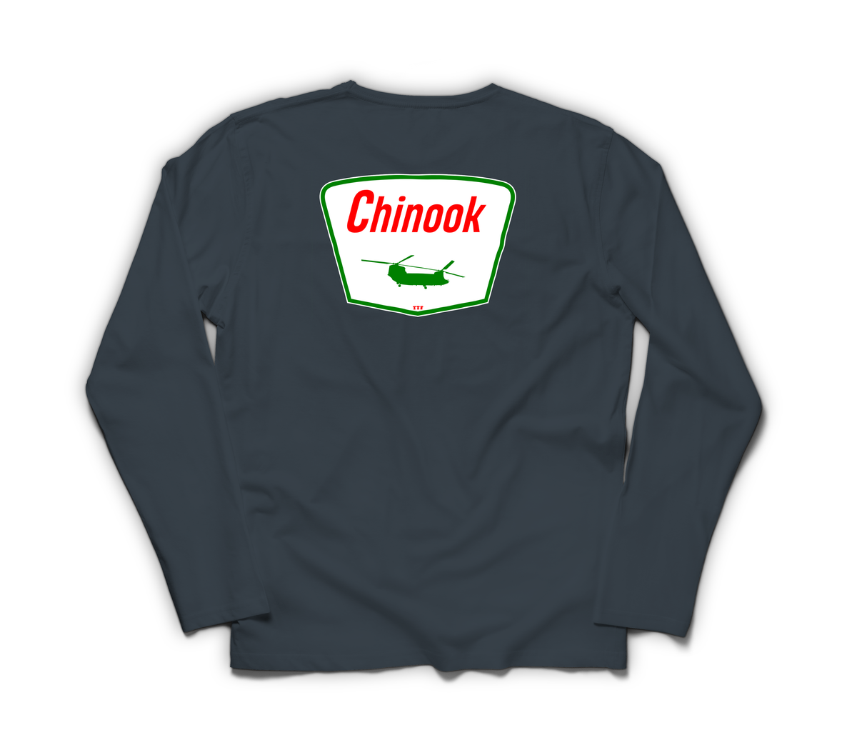 Chinook Service Long Sleeve — Navy, back